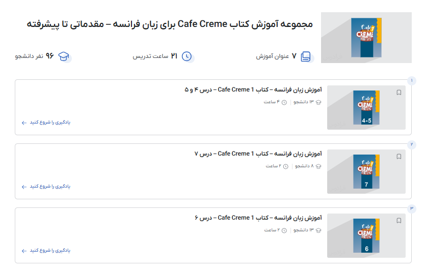 فیلم های آموزش زبان فرانسه فرادرس