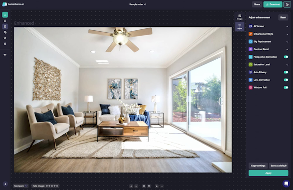 ابزار Autoenhance.ai