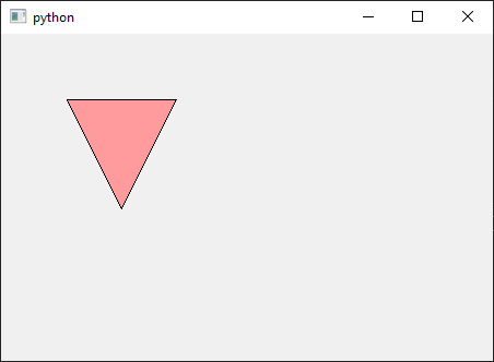رسم مثلث در PyQt