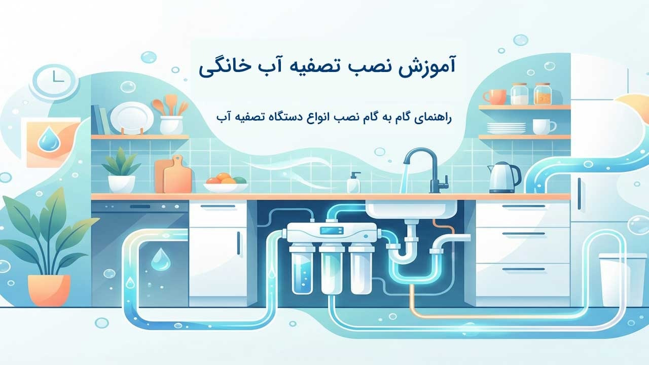 آموزش نصب تصفیه آب خانگی – راهنمای جامع تصویری