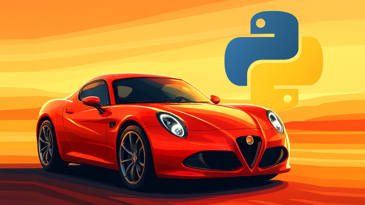 کد بازی ماشین در پایتون – به زبان ساده + طراحی و اجرا