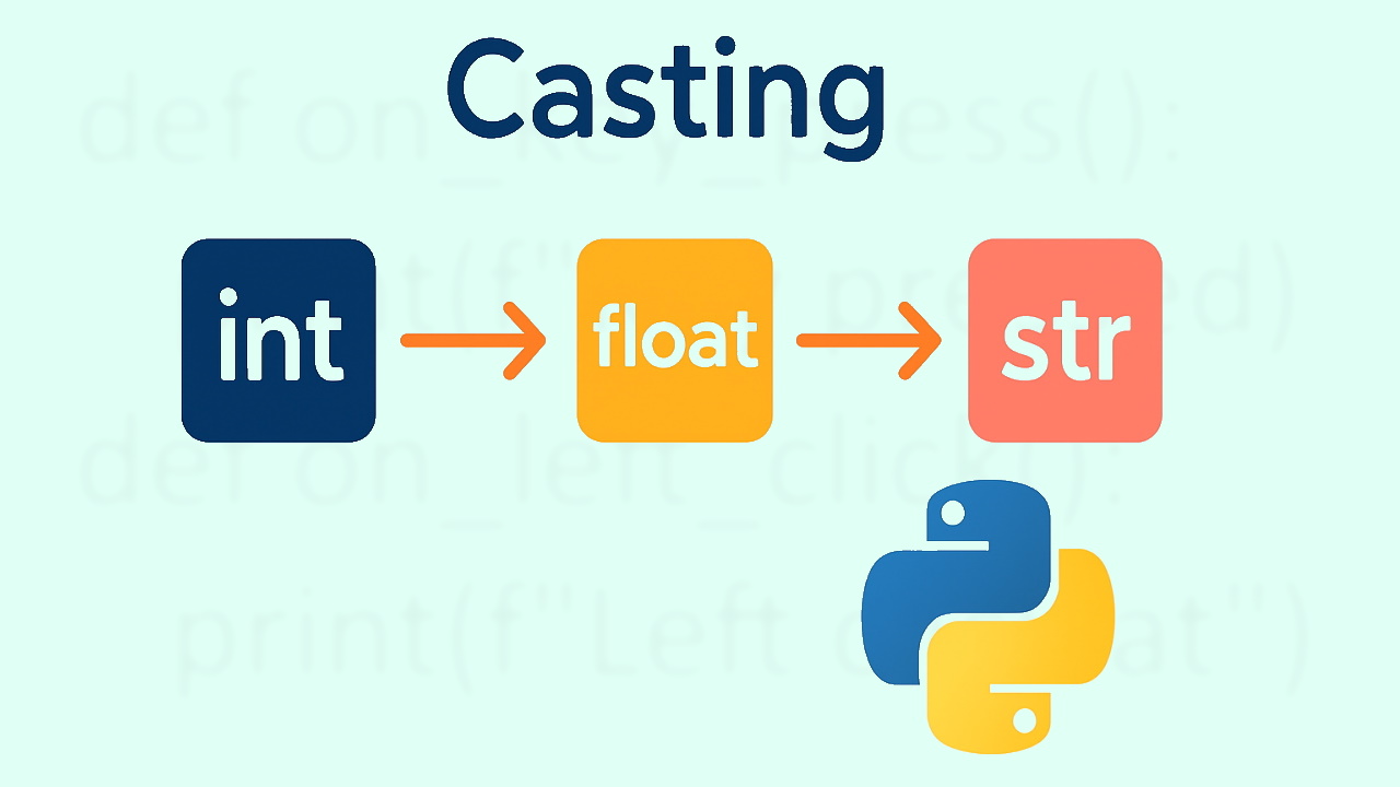 Casting در پایتون (Python Casting) – به زبان ساده