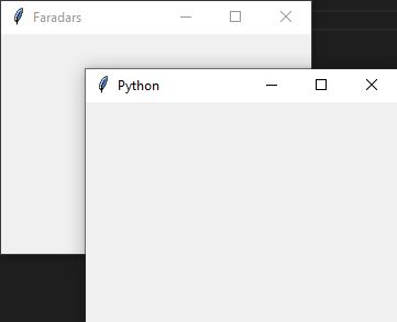 پیاده‌سازی یک پنجره تاپ بر روی پنجره دیگر