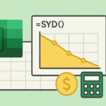 تابع SYD در اکسل – فرمول محاسبه استهلاک به روش مجموع سنوات + مثال