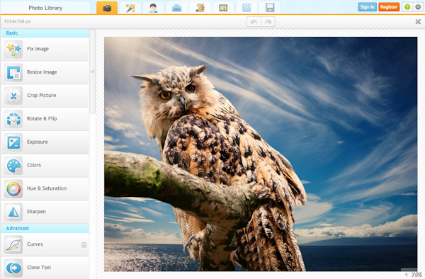 ابزار iPiccy برای ادیت رایگان عکس با هوش مصنوعی