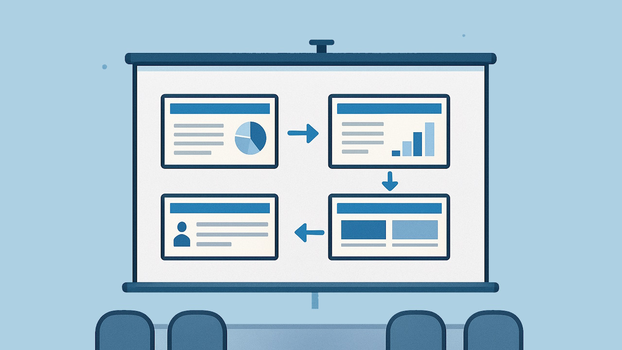 ترتیب مطالب در پاورپوینت دفاع پایان نامه
