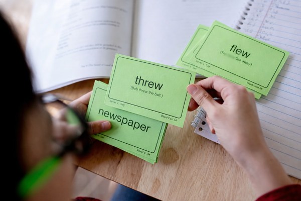 کارت‌های حاوی کلمات هم‌خانواده انگلیسی