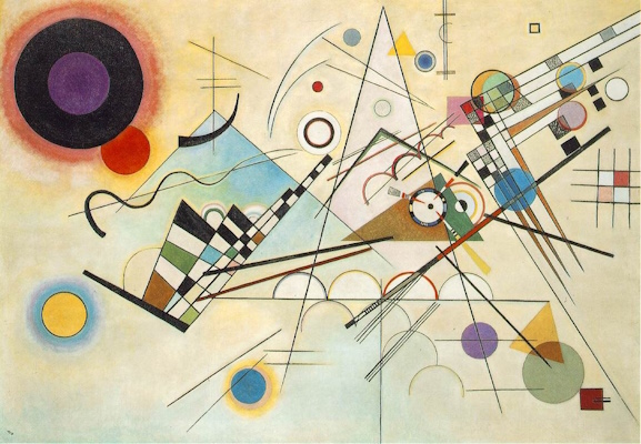 تابلوی کمپوزوسیون هشت اثر «واسیلی کاندینسکی» (Vasily Kandinsky)