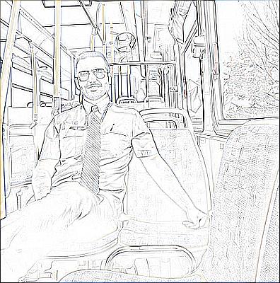 استفاده از فیلتر CONTOUR بر روی عکس