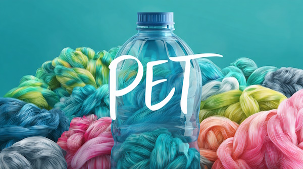 بطری پلاستیکی و الیاف رنگی - کاربرد PET چیست
