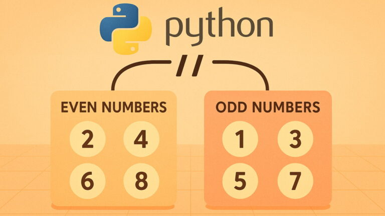 برنامه تشخیص عدد زوج و فرد در پایتون با مثال و کد