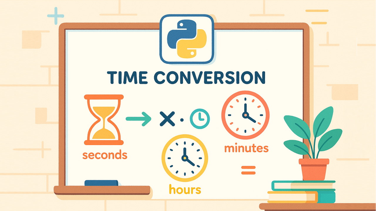 تبدیل ثانیه به ساعت و دقیقه در پایتون + مثال و کد