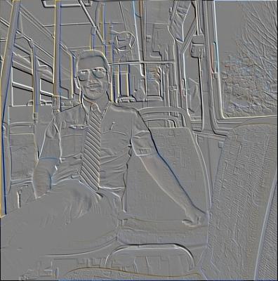 تصویر طوسی با حالت سه بعدی با کمک کتابخانه Pillow در پایتون