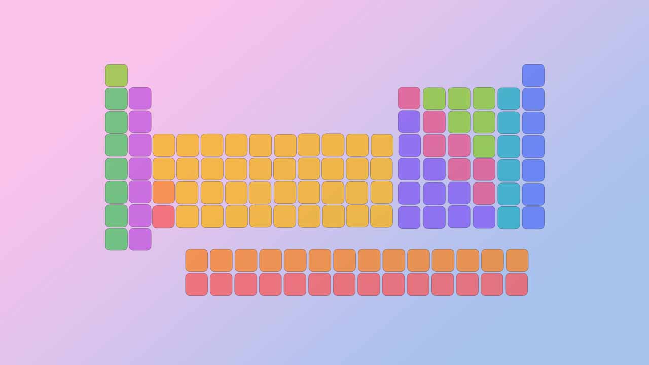 عناصر اصلی جدول تناوبی – به زبان ساده