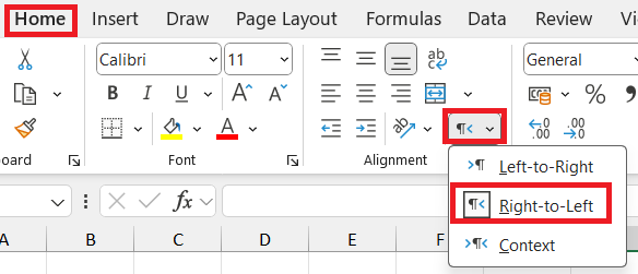 تغییر جهت سلول-persian-numbers