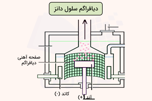 نمای دیافراگم سلول دانز