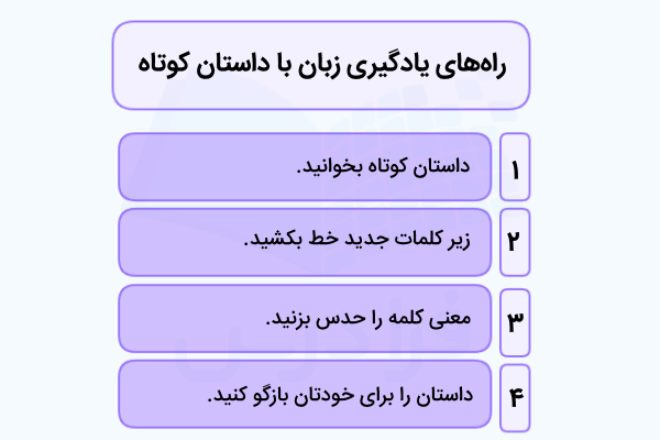 راه‌های یادگیری زبان انگلیسی با داستان کوتاه
