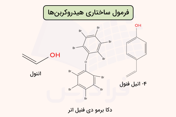 سه ساختار هیدروکربنی