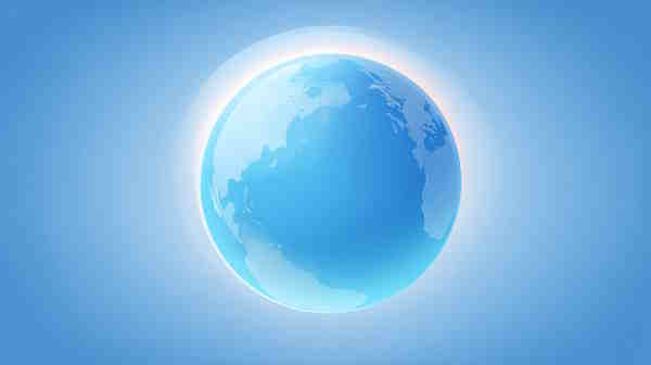 کره زمین آبی رنگ