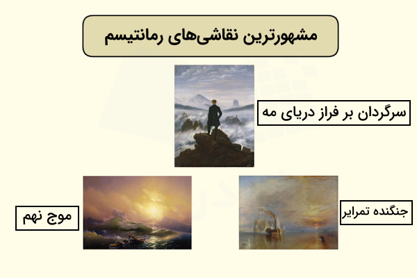 ۳ مورد از مشهورترین نقاشیهای رمانتیسم