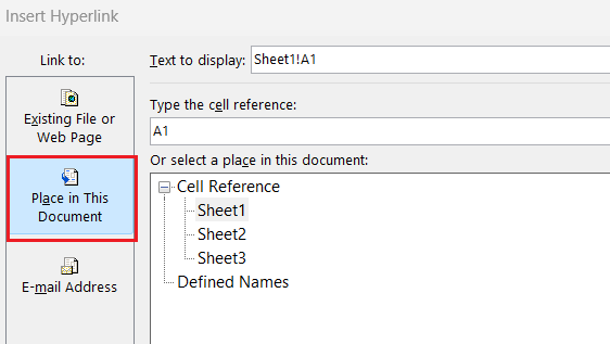 لینک‌دهی به یه شیت-hyperlink