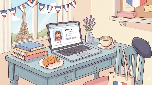 میزی برای تمرین جملات مجهول در زبان فرانسه