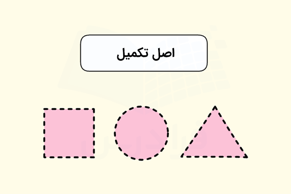 تصویری از اشکال هندسی که از کنار هم قرار گرفتن خطوط منقطع شکل‌گرفته‌اند.