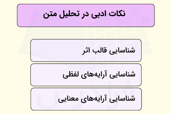 نکات ادبی در تحلیل متون