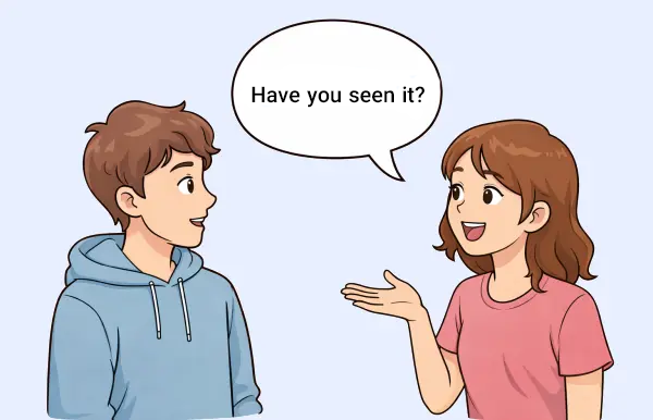 دختر و پسری در حال حرف زدن با هم