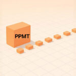 تابع PPMT در اکسل – آموزش محاسبه مبلغ اصل قسط با مثال