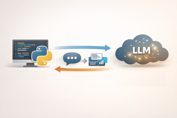 اتصال پایتون با وب هوک به LLM
