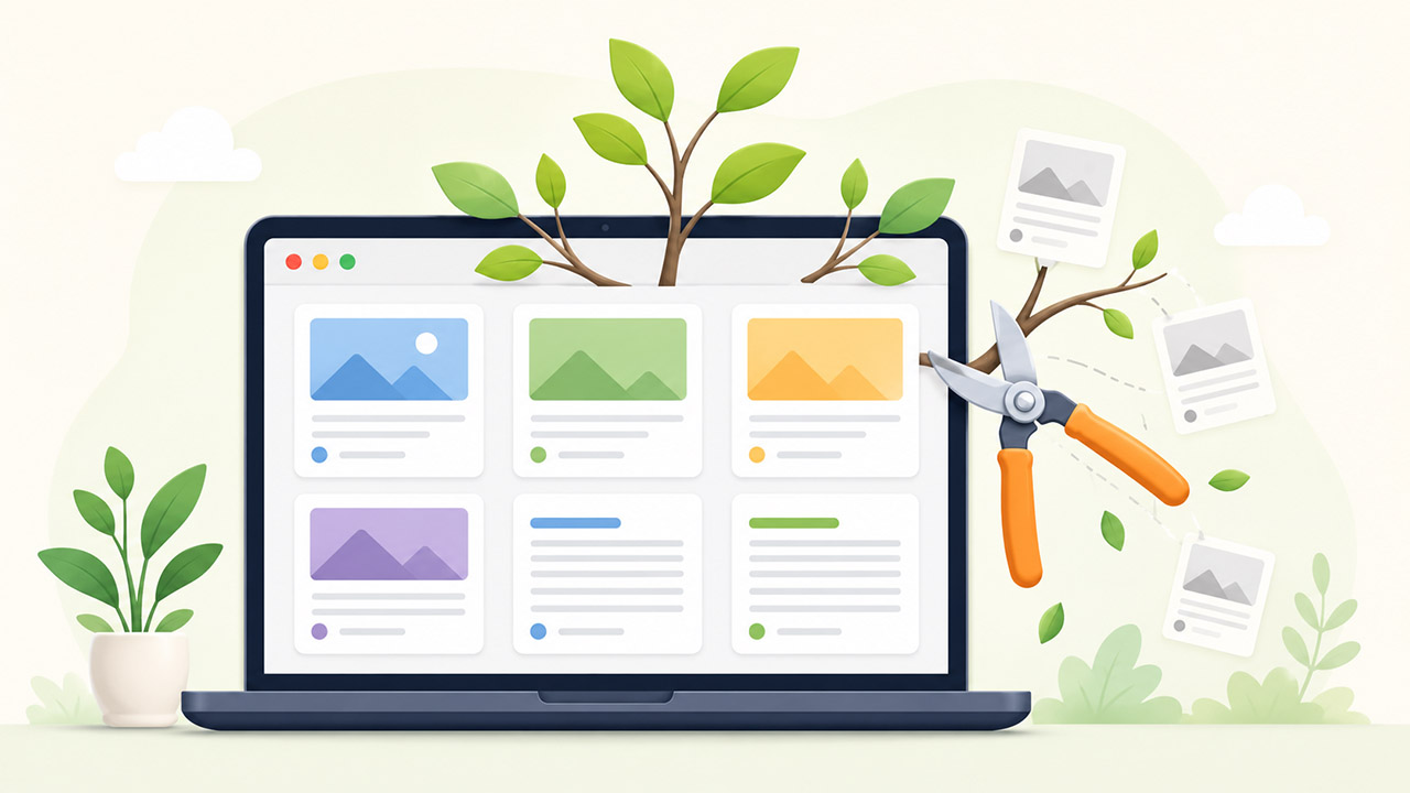 هرس محتوا یا Content Pruning چیست؟ – به زبان ساده
