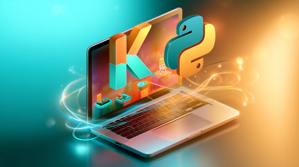 حرف K به عنوان نماد کیوی و لوگوی اندروید - ساخت بازی با پایتون برای اندروید