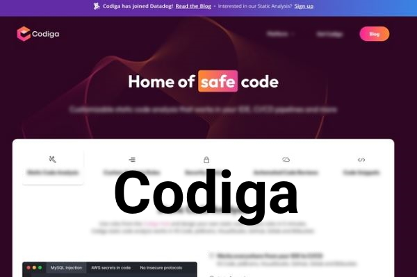 Codiga یکی از ابزارهای بسیار مناسب برای کمک به برنامه نویسی است.