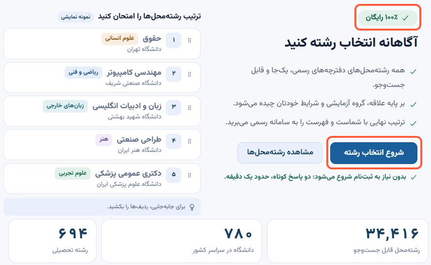 صفحه اول وب‌سایت مسیر فرادرس