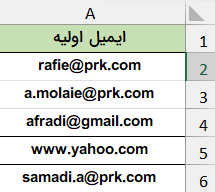 جدول ایمیل-جایگزین کردن متن