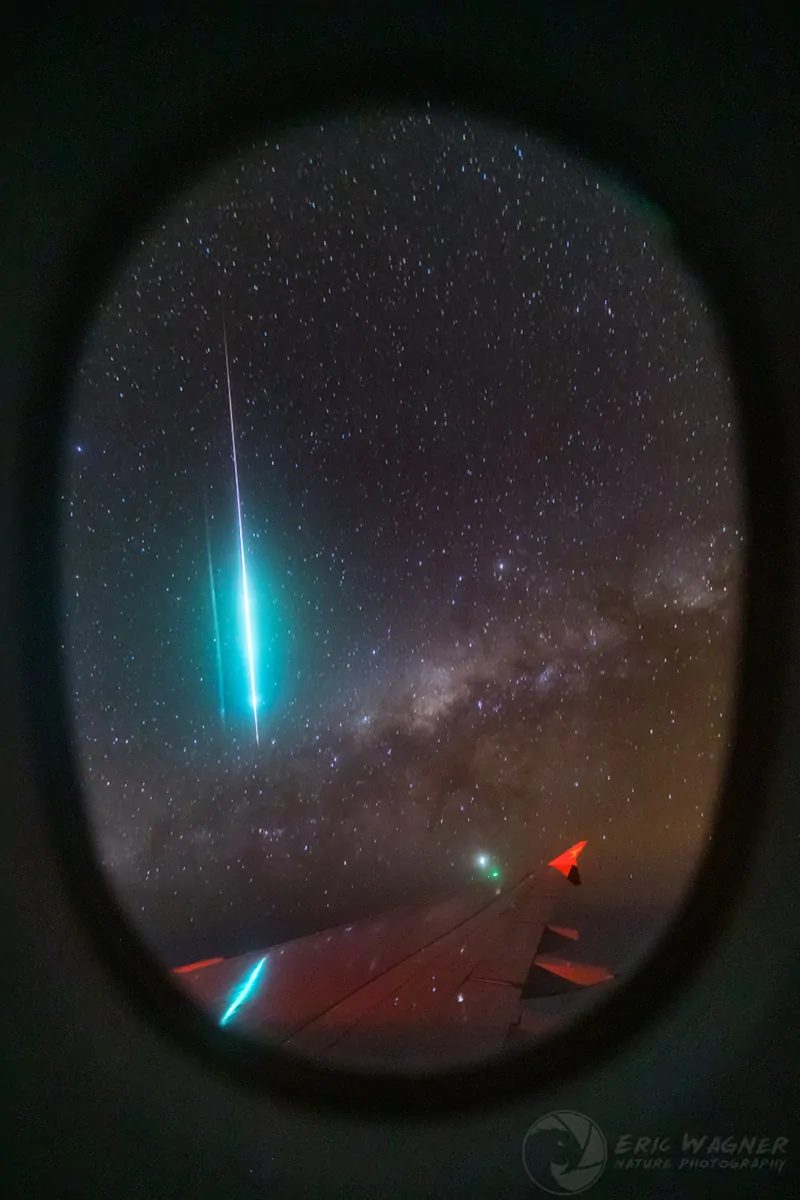 عکاسی از پنجره هواپیما -- تصویر نجومی روز