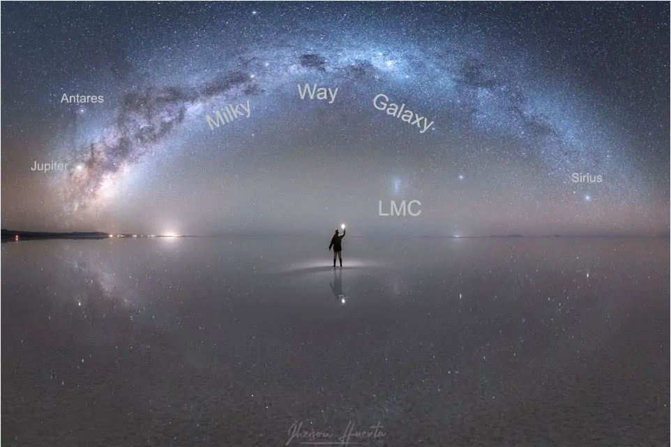 آینه غول آسا در دل کویر نمک -- تصویر نجومی روز