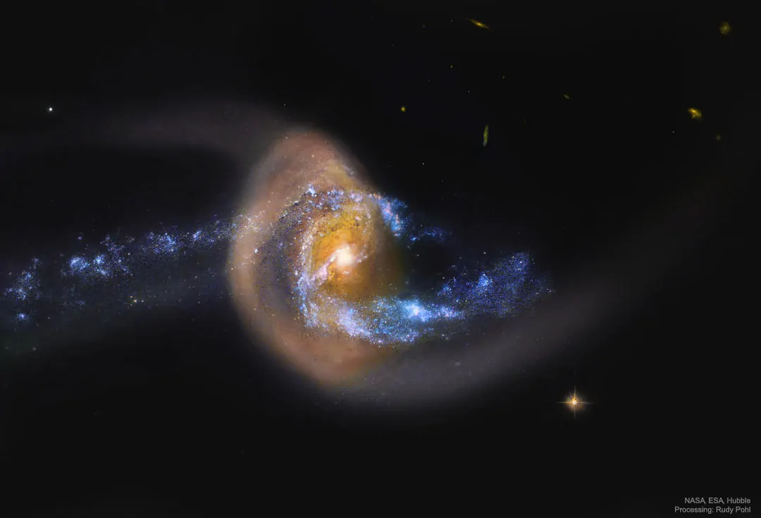 کهکشان مارپیچی ان جی سی ۷۷۱۴
