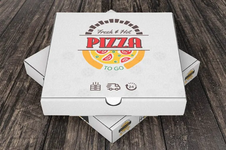 طراحی لوگوی جعبه پیتزا با ایلاستریتور — راهنمای گام به گام