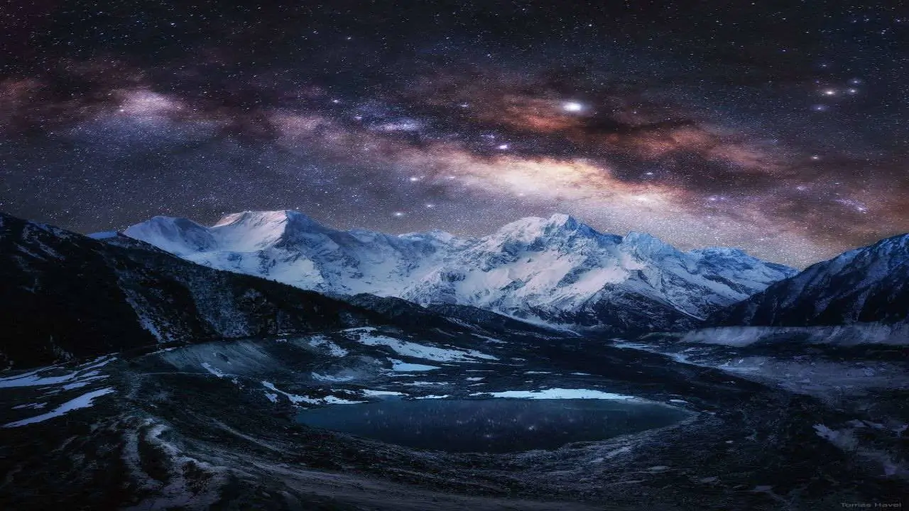 راه شیری بر فراز رشته کوه هیمالیا — تصویر نجومی روز