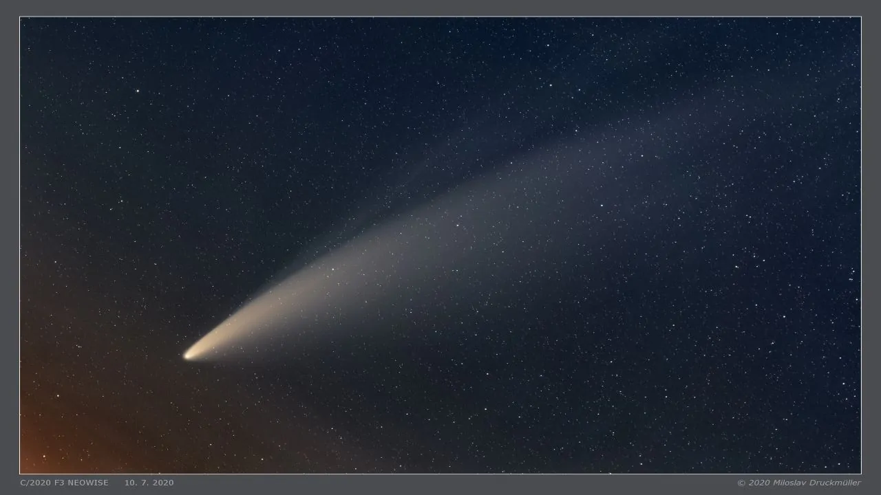 دنباله های دنباله دار نئووایز — تصویر نجومی روز