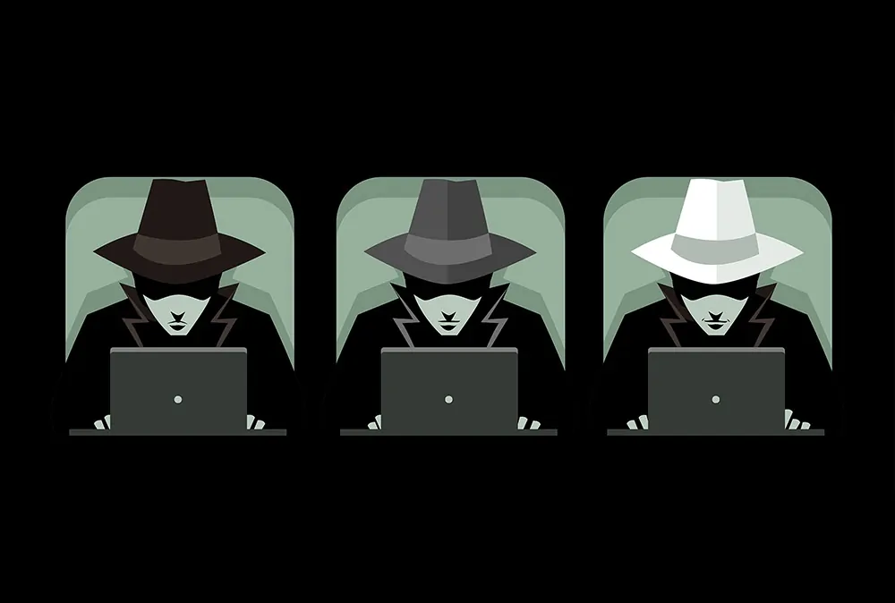 آشنایی با عنوان هکرها — هکر کلاه سفید | هکر کلاه سیاه | هکر کلاه خاکستری