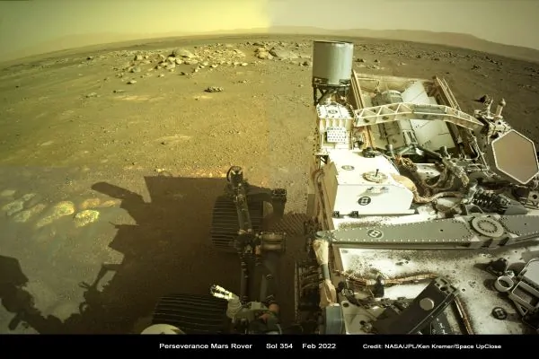 تصویری جدید از مریخ نورد استقامت
