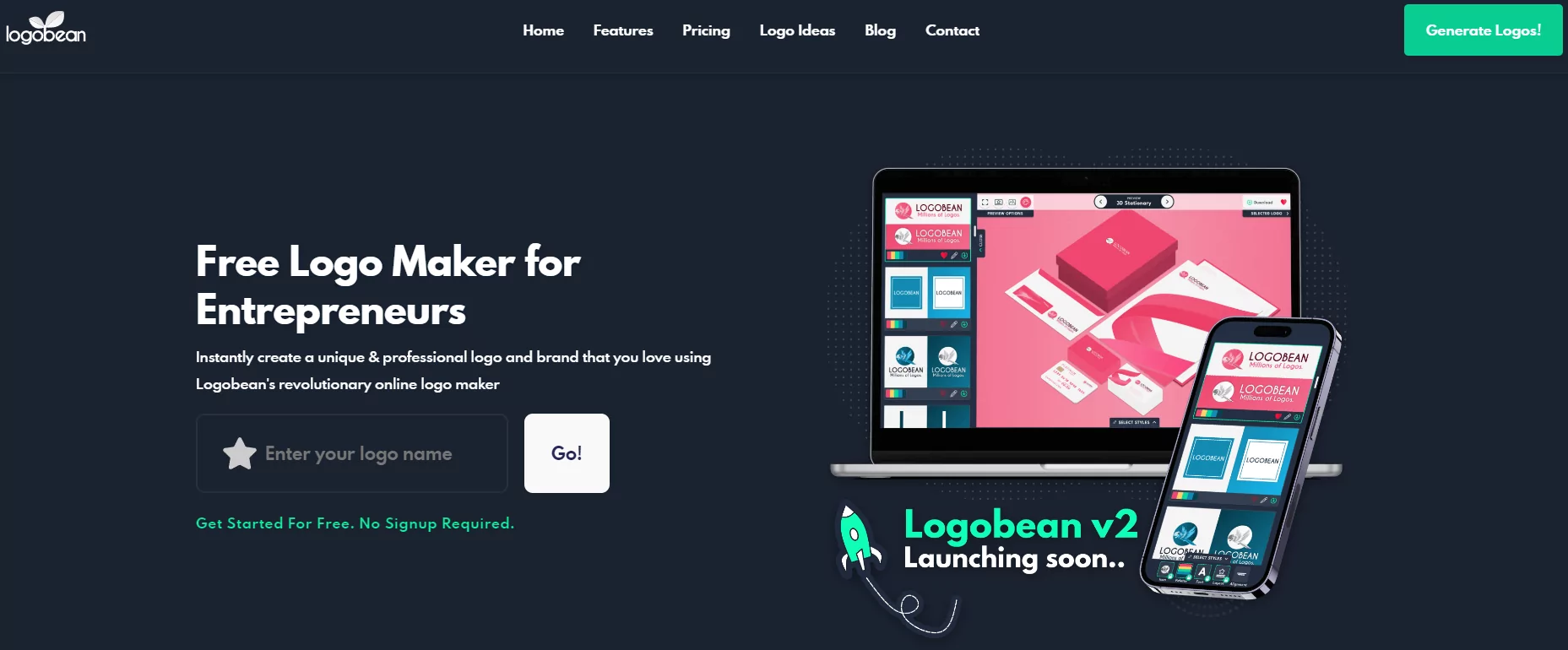 سایت ساخت لوگو Logobean