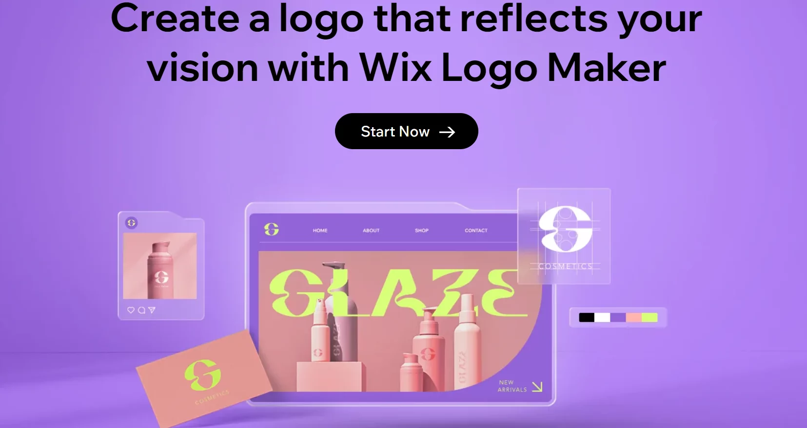 سایت طراحی لوگو Wix