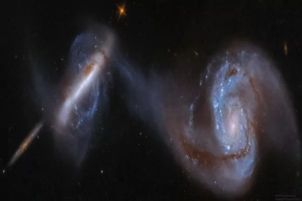 ادغام کهکشان ها از دید هابل