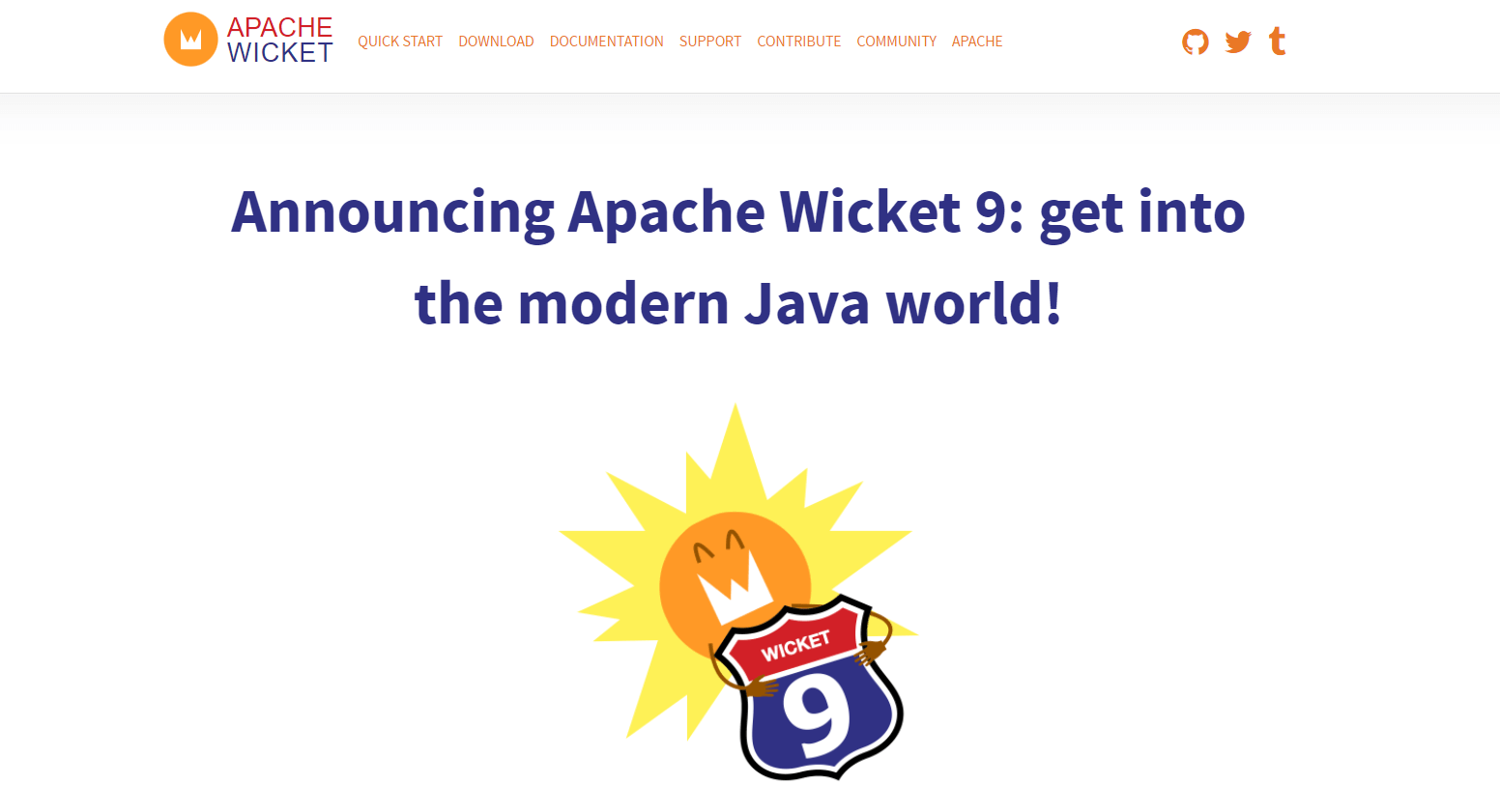 Apache Wicket یکی از فریم ورک های جاوا
