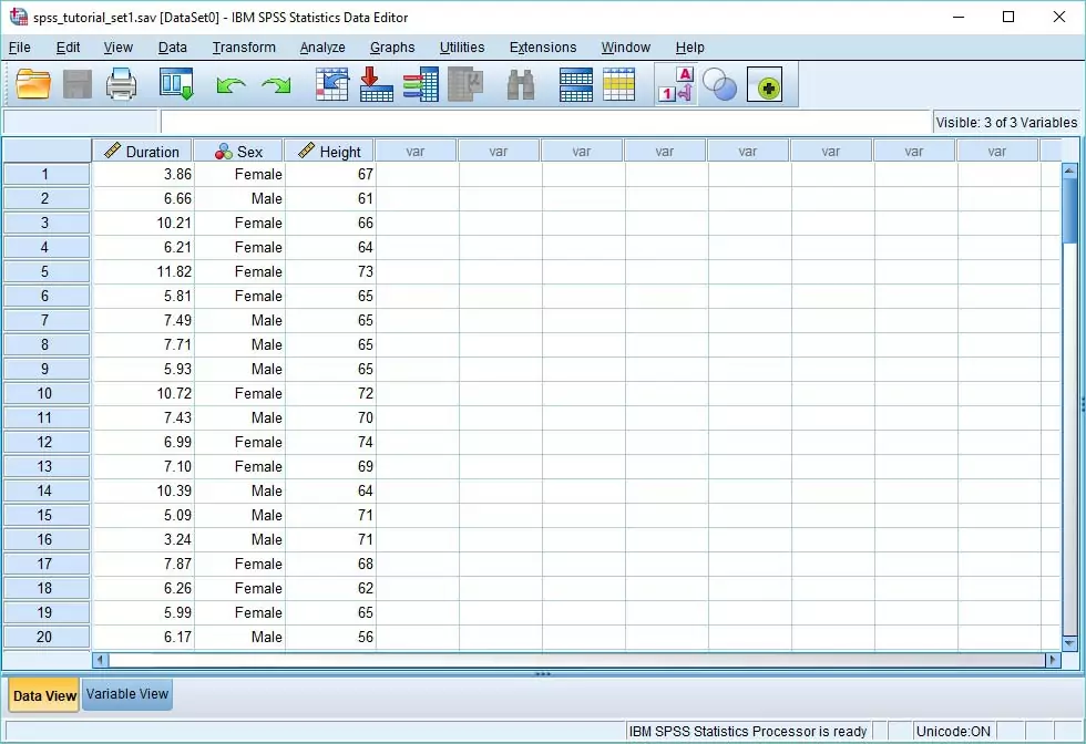 صفحه اکسل داده های مختلف برای محاسبه انحراف معیار