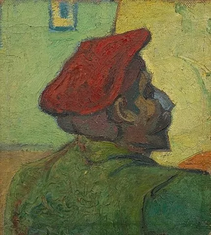 مردی با کلاه برت قرمز اثر ونگوگ